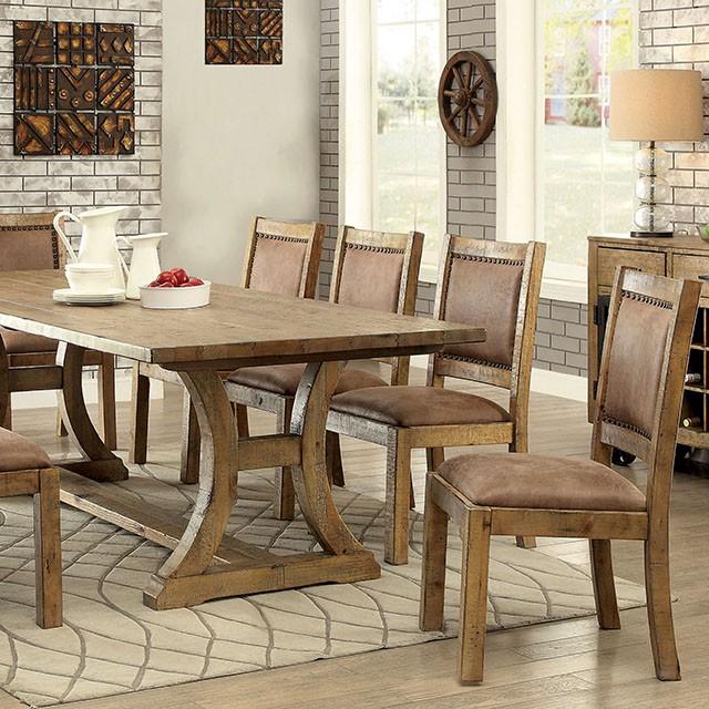 GIANNA Rustic Pine 96" Dining Table - Imperial Furniture (Las Vegas, NV) - Multi Location