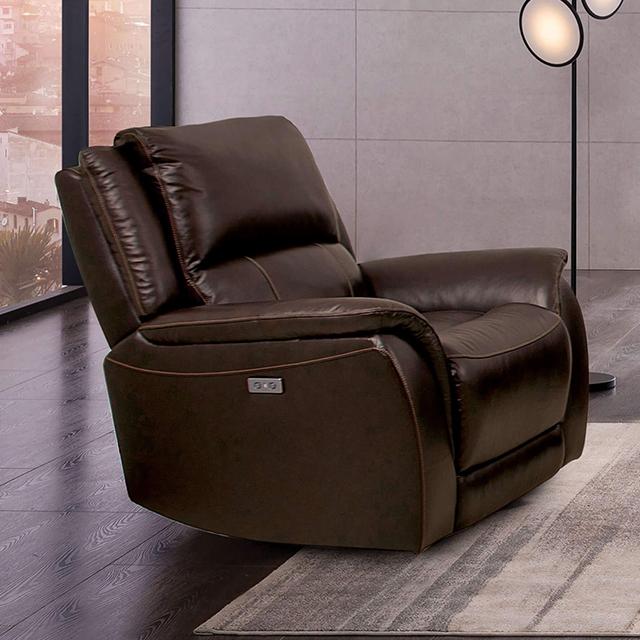 GORGIUS Power Recliner, Espresso - Imperial Furniture (Las Vegas, NV) - Multi Location