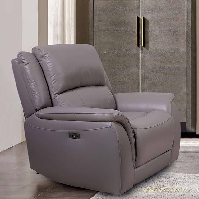 GORGIUS Power Recliner, Light Gray - Imperial Furniture (Las Vegas, NV) - Multi Location