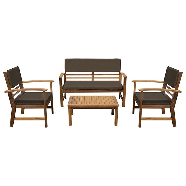 Hana 4 Pc. Patio Set - Imperial Furniture (Las Vegas, NV) - Multi Location