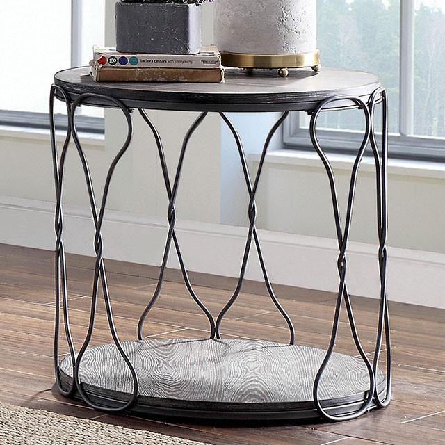 Hawdon Gray End Table - Imperial Furniture (Las Vegas, NV) - Multi Location