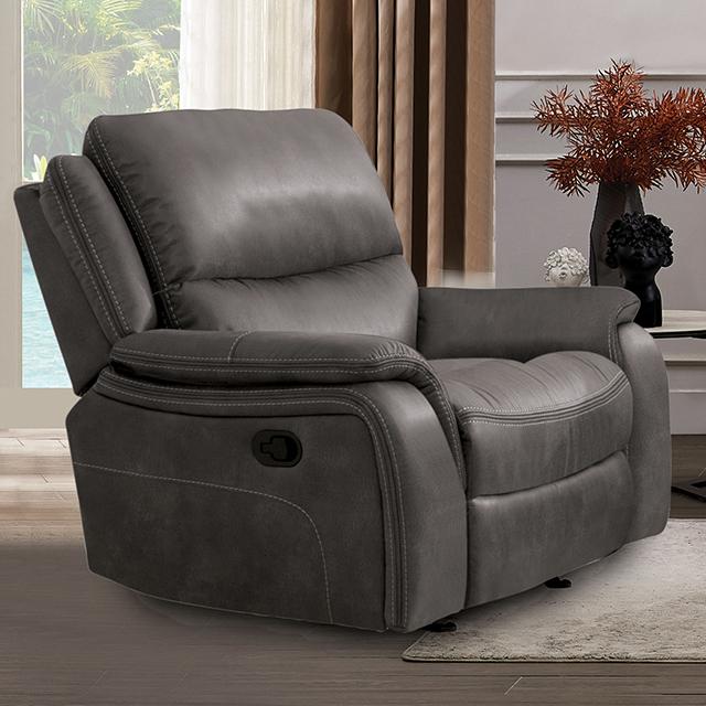 HENRICUS Glider Recliner, Dark Gray - Imperial Furniture (Las Vegas, NV) - Multi Location