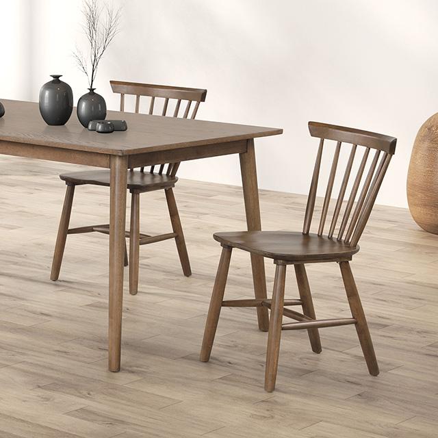 Beale Dining Table Walnut & Black - Imperial Furniture (Las Vegas, NV) - Multi Location