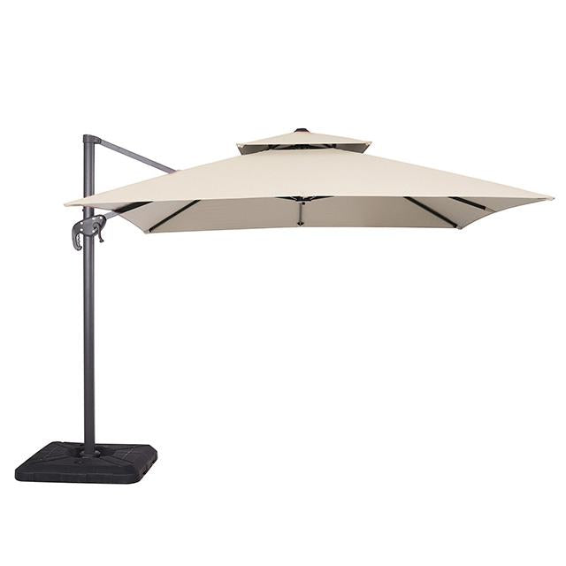Hero 10 Ft Square Umbrella w/ Double Top + 37" Large Base - Imperial Furniture (Las Vegas, NV) - Multi Location
