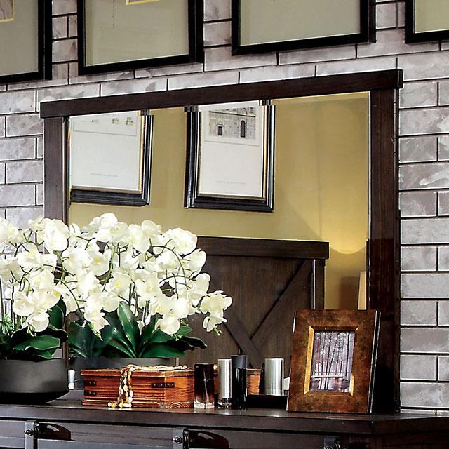 Bianca Dark Walnut Mirror - Imperial Furniture (Las Vegas, NV) - Multi Location