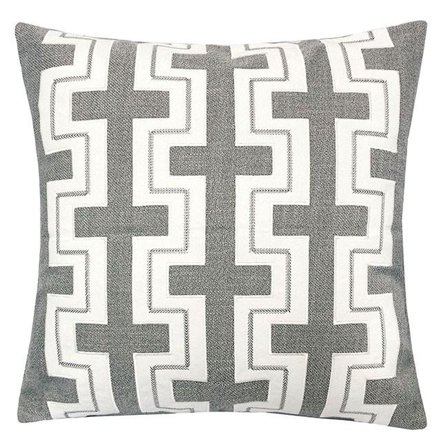 Kari Silver 20" X 20" Pillow, Silver - Imperial Furniture (Las Vegas, NV) - Multi Location