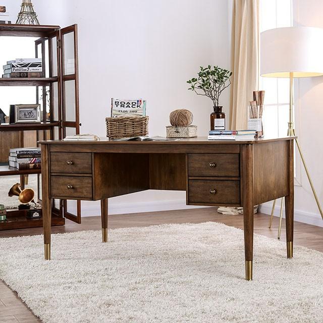 Reliance Antique Oak Desk - Imperial Furniture (Las Vegas, NV) - Multi Location