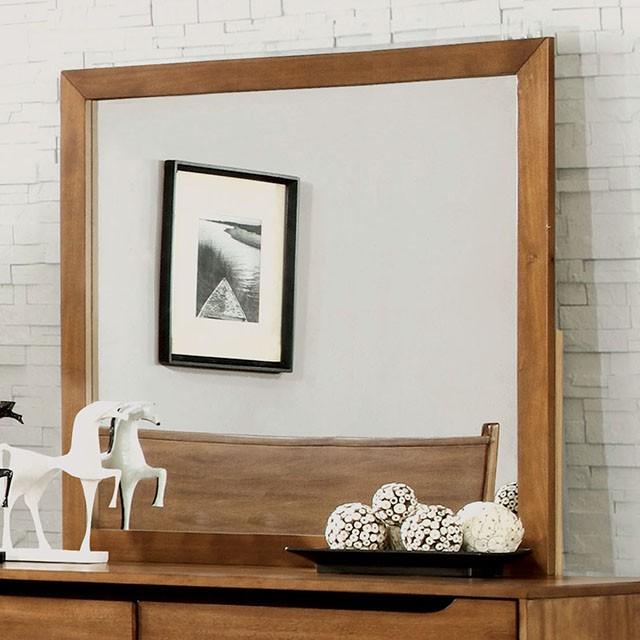 Lennart Oak Rectangular Mirror - Imperial Furniture (Las Vegas, NV) - Multi Location