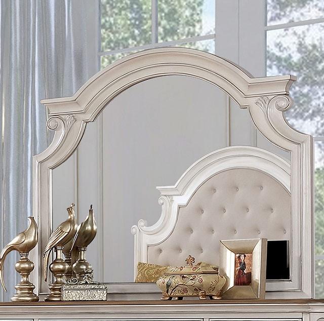 Pembroke Antique Whitewash Mirror - Imperial Furniture (Las Vegas, NV) - Multi Location