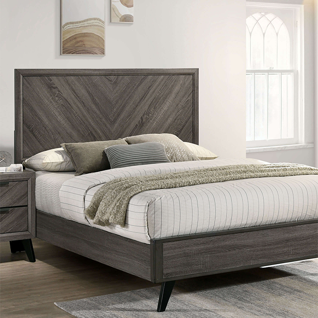 VAGAN Cal.King, E.King, & Queen Bed - Imperial Furniture (Las Vegas, NV) - Multi Location