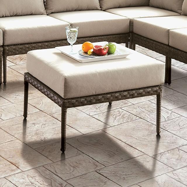 ALEISHA Patio Ottoman - Imperial Furniture (Las Vegas, NV) - Multi Location
