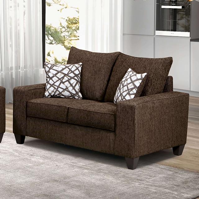 WEST ACTION Loveseat, Chocolate - Imperial Furniture (Las Vegas, NV) - Multi Location