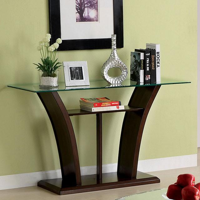 MANHATTAN IV Dark Cherry Sofa Table, Brown Cherry - Imperial Furniture (Las Vegas, NV) - Multi Location