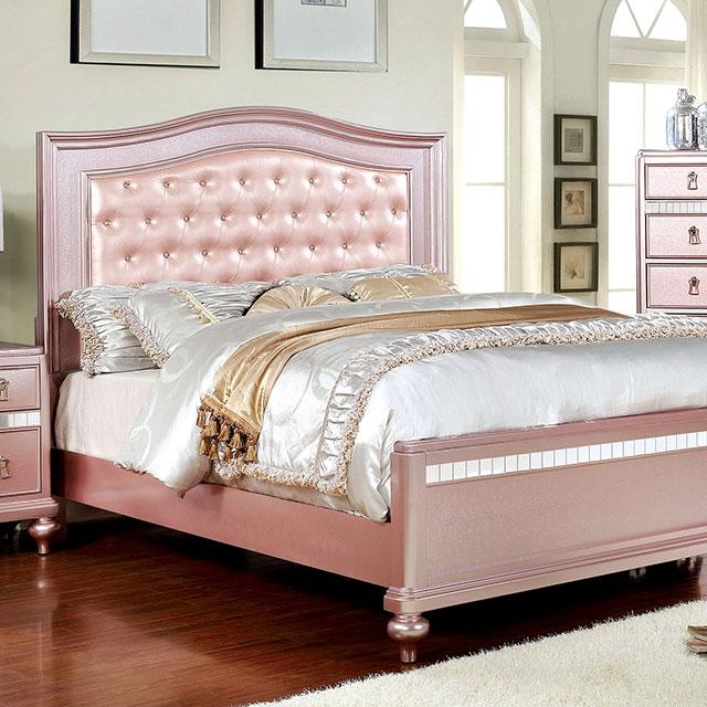 Ariston Rose Gold Full, Twin & Queen Bed - Imperial Furniture (Las Vegas, NV) - Multi Location