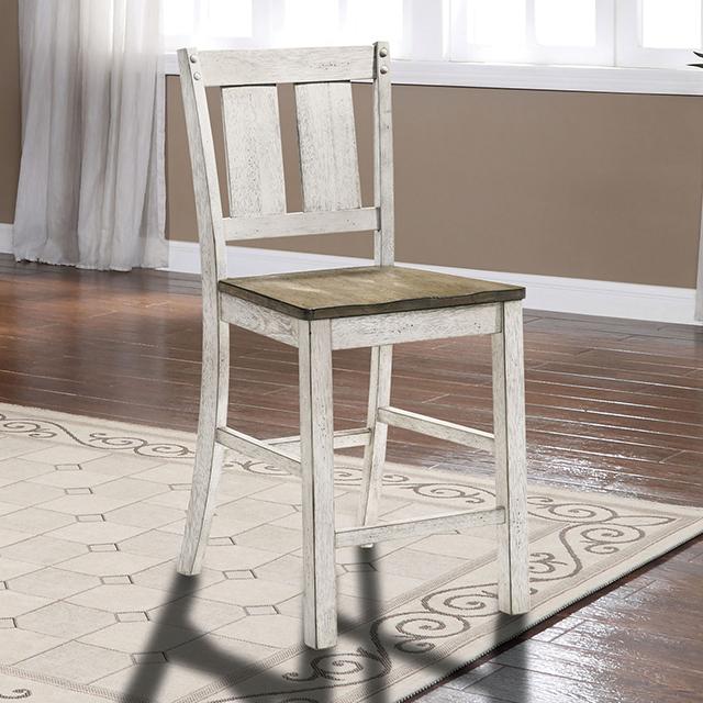 DAKOTA Counter Ht. Chair (2/CTN), A.White/Ash Brown - Imperial Furniture (Las Vegas, NV) - Multi Location