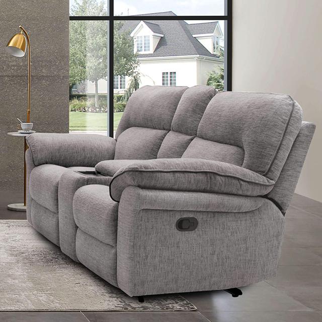 JOSIAS Loveseat, Light Gray Fabric - Imperial Furniture (Las Vegas, NV) - Multi Location