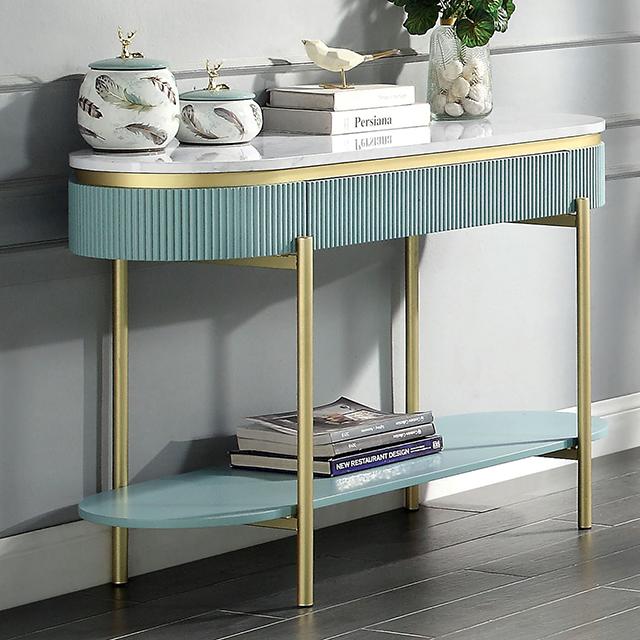 KOBLENZ Sofa Table, Light Teal - Imperial Furniture (Las Vegas, NV) - Multi Location