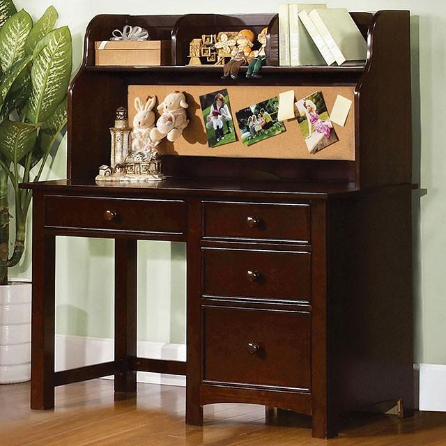 Omnus Dark Walnut Desk - Imperial Furniture (Las Vegas, NV) - Multi Location