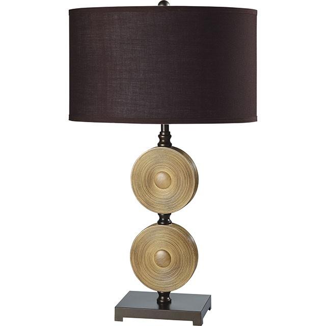 Suzy Light Caramel/Espresso 10"H Table Lamp (2/CTN) - Imperial Furniture (Las Vegas, NV) - Multi Location
