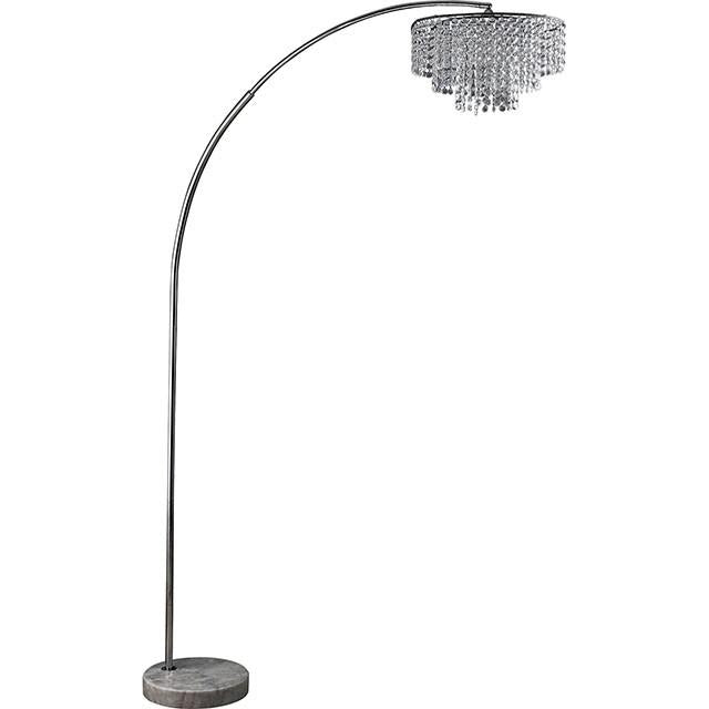 Julie Chrome 62"H Crystal Chrome Arch Lamp - Imperial Furniture (Las Vegas, NV) - Multi Location