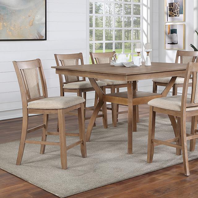 UPMINSTER Counter Ht. Table, Natural Tone - Imperial Furniture (Las Vegas, NV) - Multi Location