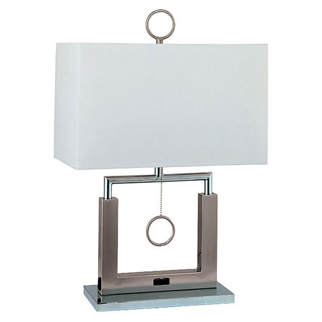 Jessica Brushed Steel 17"H Steel Table Lamp - Imperial Furniture (Las Vegas, NV) - Multi Location
