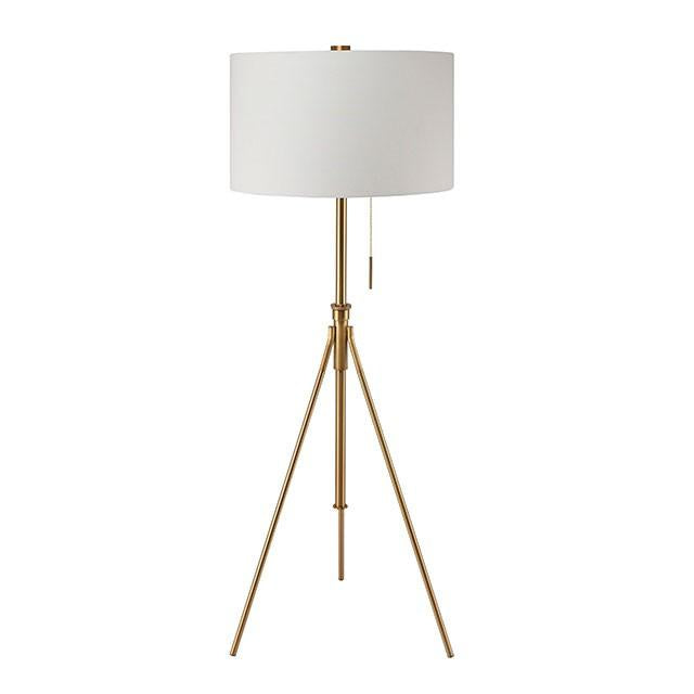 Zaya Stained Gold Floor Lamp - Imperial Furniture (Las Vegas, NV) - Multi Location