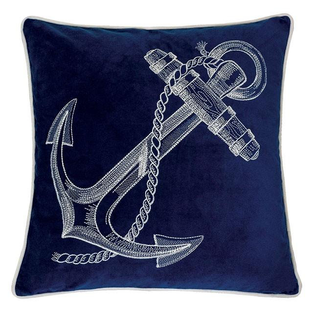 Karin Blue 20" X 20" Pillow, Blue - Imperial Furniture (Las Vegas, NV) - Multi Location