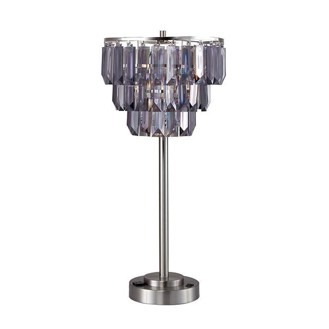 Meg Black/Chrome Table Lamp - Imperial Furniture (Las Vegas, NV) - Multi Location