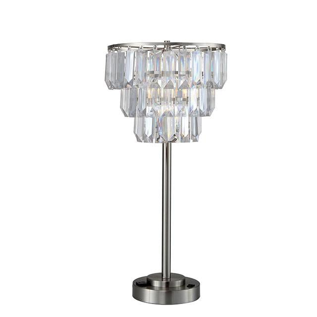 Meg Clear Table Lamp - Imperial Furniture (Las Vegas, NV) - Multi Location