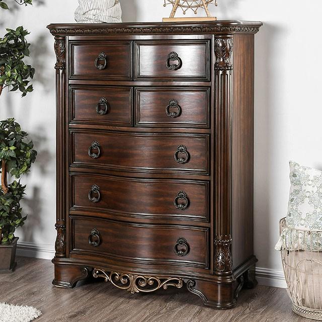 Menodora Brown Cherry Chest - Imperial Furniture (Las Vegas, NV) - Multi Location