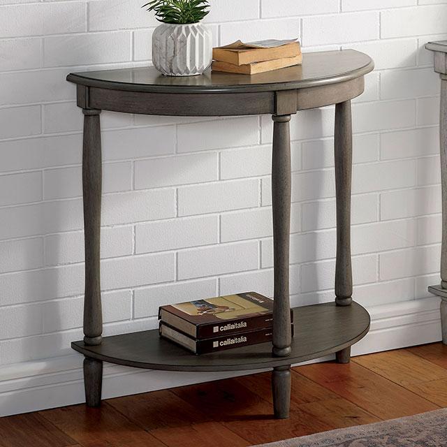 MENTON Side Table, Antq. Gray - Imperial Furniture (Las Vegas, NV) - Multi Location