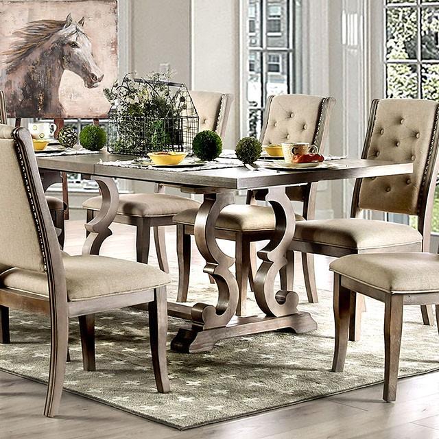 Patience Rustic Natural Tone Dining Table - Imperial Furniture (Las Vegas, NV) - Multi Location