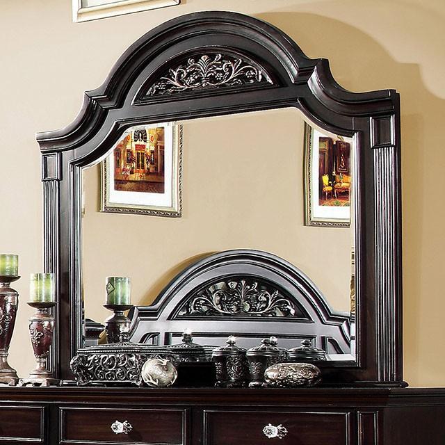 Syracuse Dark Walnut Mirror - Imperial Furniture (Las Vegas, NV) - Multi Location
