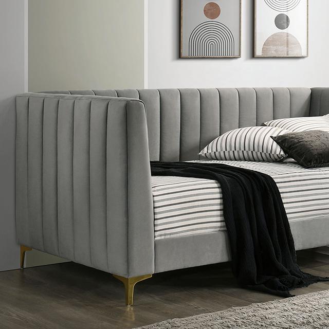 NEOMA Twin Daybed, Light Gray - Imperial Furniture (Las Vegas, NV) - Multi Location