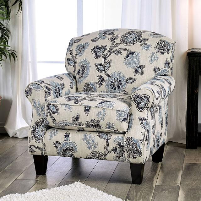Nash Ivory Chair, Floral - Imperial Furniture (Las Vegas, NV) - Multi Location