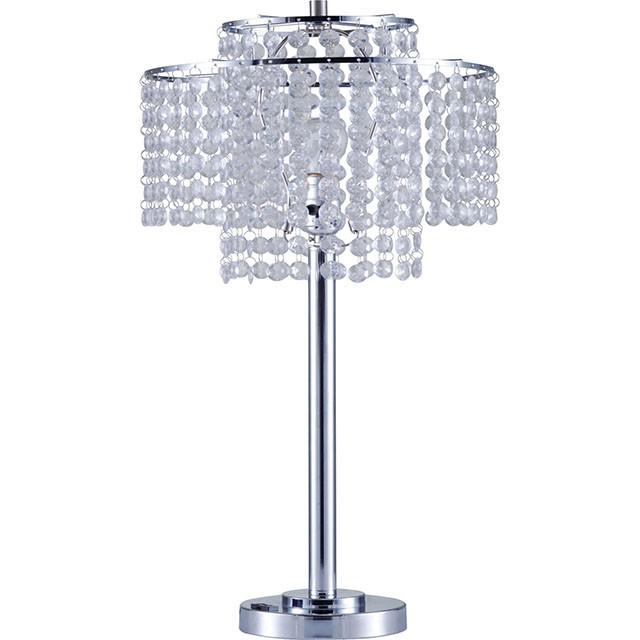 Kaitlyn Chrome 12"H Crystal Chrome Table Lamp - Imperial Furniture (Las Vegas, NV) - Multi Location