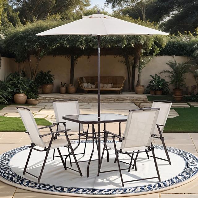 Fallone 7 Pc. Outdoor Dining Set - Imperial Furniture (Las Vegas, NV) - Multi Location