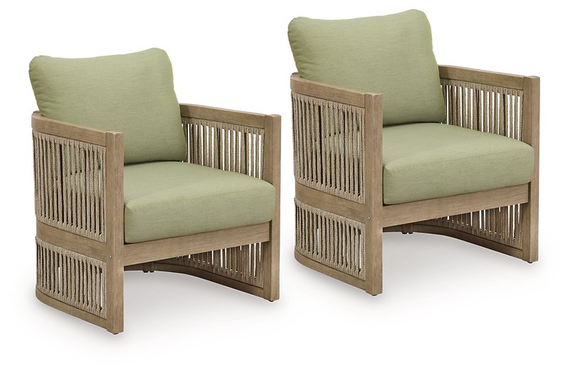 Serena Shores Outdoor Lounge Chair (Set of 2) - Imperial Furniture (Las Vegas, NV) - Multi Location