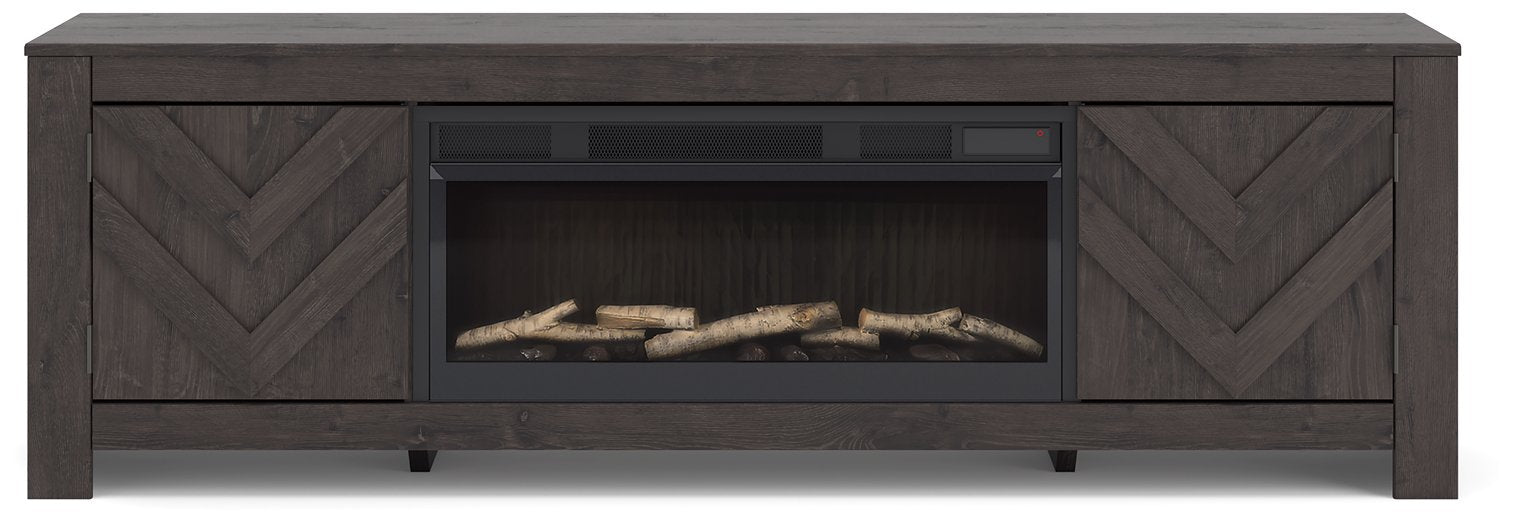 Cayboni 71" TV Stand with Electric Fireplace - Imperial Furniture (Las Vegas, NV) - Multi Location