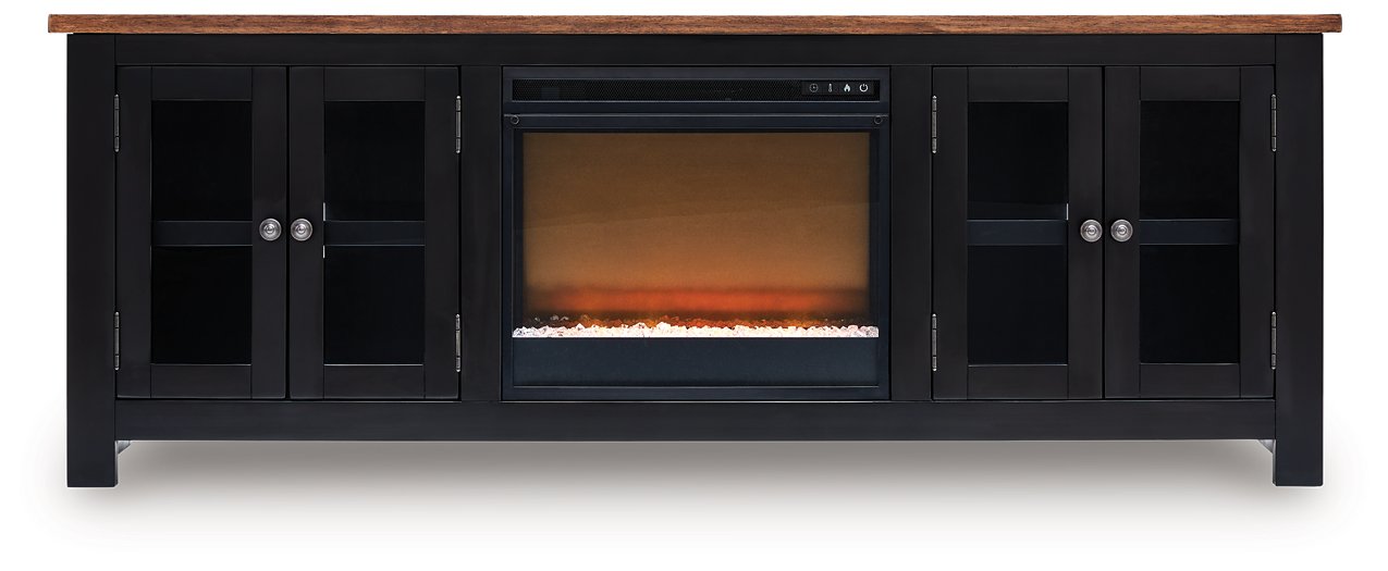 Wildenauer 76" TV Stand with Electric Fireplace - Imperial Furniture (Las Vegas, NV) - Multi Location