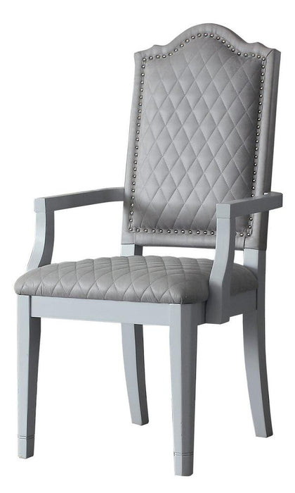 Acme Furniture House Marchese Arm Chair in Pearl Gray (Set of 2) 68863 - Imperial Furniture (Las Vegas, NV) - Multi Location