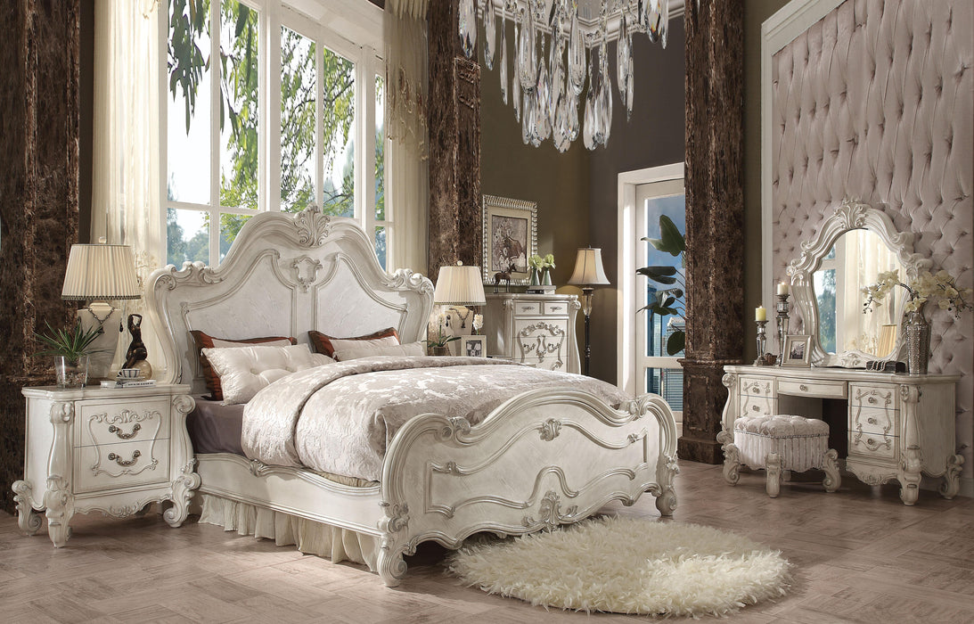 Versailles Bone White Eastern King Bed - Imperial Furniture (Las Vegas, NV) - Multi Location