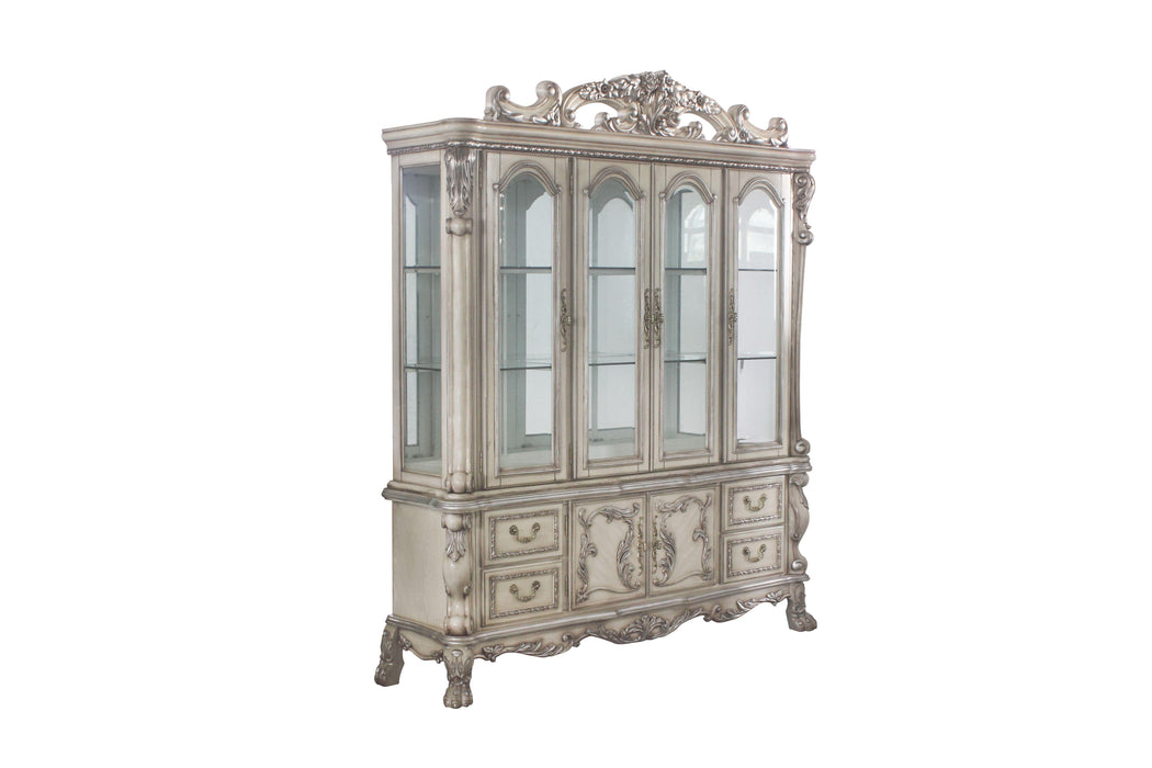 Dresden Vintage Bone White Hutch & Buffet - Imperial Furniture (Las Vegas, NV) - Multi Location