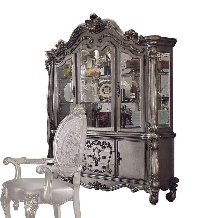 Versailles Antique Platinum Hutch & Buffet - Imperial Furniture (Las Vegas, NV) - Multi Location