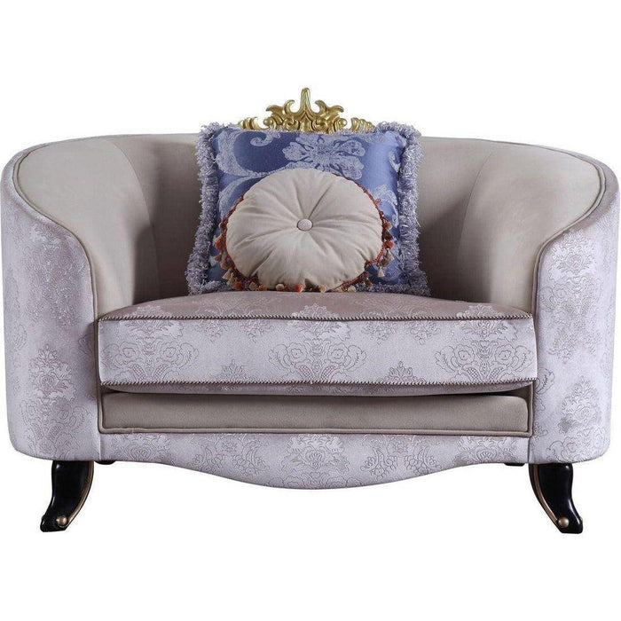 Acme Furniture Sheridan Chair in Cream 53947 - Imperial Furniture (Las Vegas, NV) - Multi Location