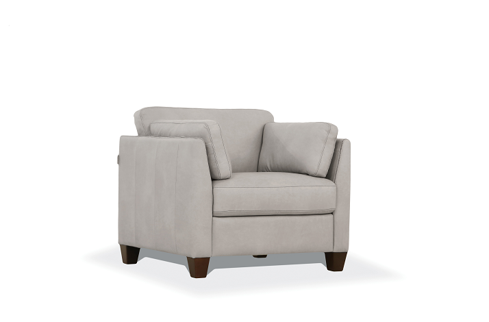 Matias Dusty White Leather Chair - Imperial Furniture (Las Vegas, NV) - Multi Location