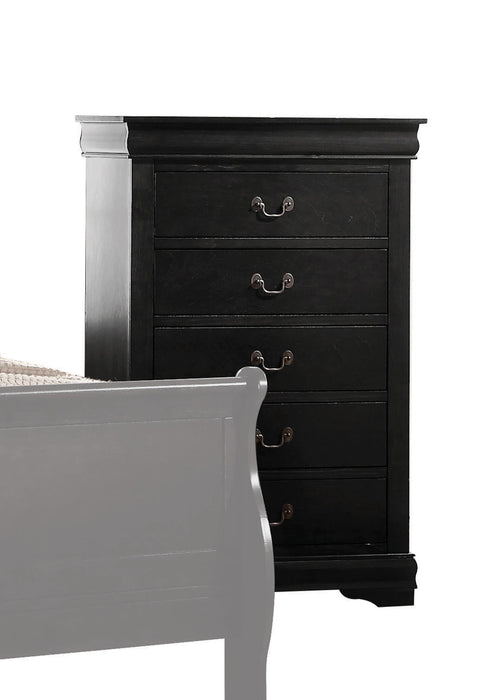 Louis Philippe Black Chest - Imperial Furniture (Las Vegas, NV) - Multi Location