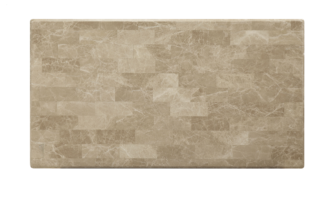 Daesha Marble & Antique Gold Coffee Table - Imperial Furniture (Las Vegas, NV) - Multi Location