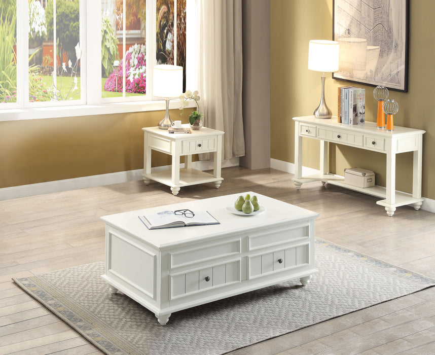 Natesa White Washed Coffee Table - Imperial Furniture (Las Vegas, NV) - Multi Location